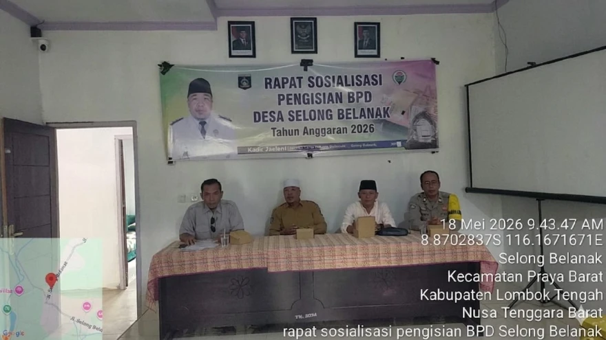 SOSIALISASI PENGISIAN BPD SELONG BELANAK TAHUN 2026
